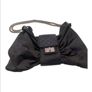 Chanel Satin Bow evening clutch
